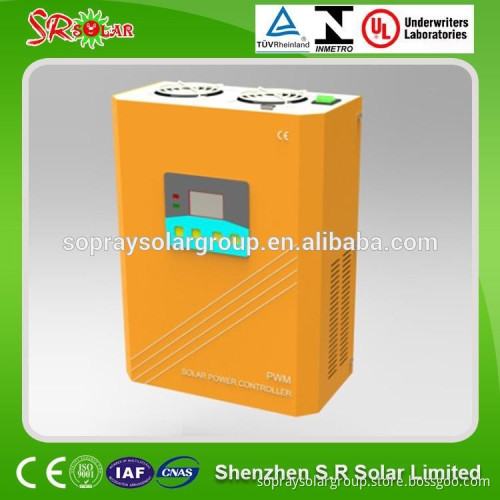 2015 hot sale LCD display PWM solar charge controller solar regulator
